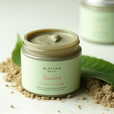 Jar of soothing face mask